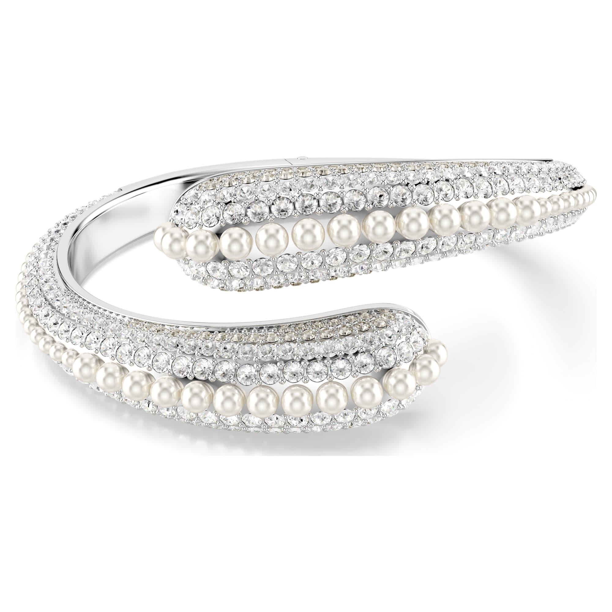 Swarovski Bilezik Sublıma:Cuff Wv Cry/Rhs M 5692106