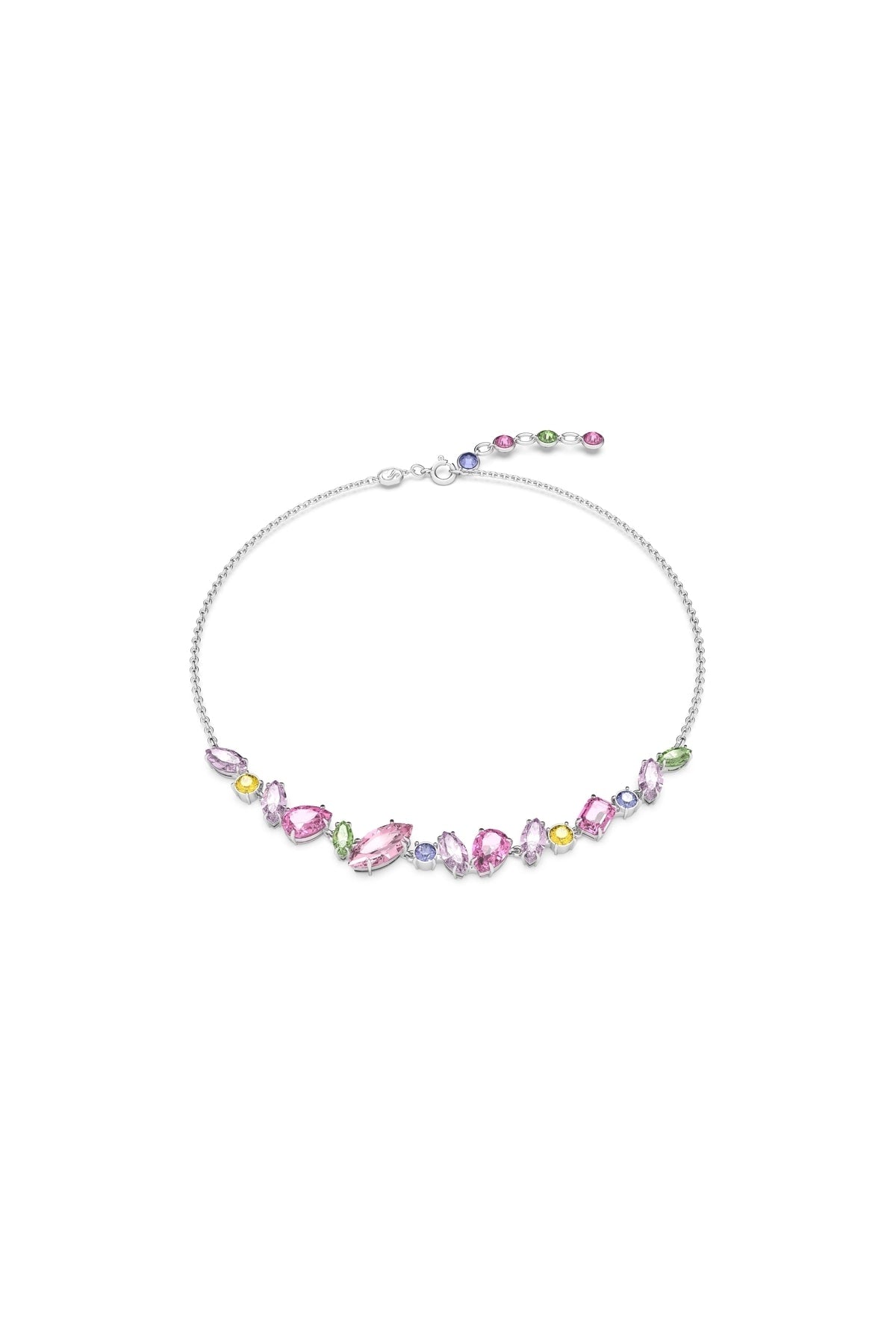 Swarovski Kolye Gema:Necklace Mini Frontal Pink/Rhs 5658398