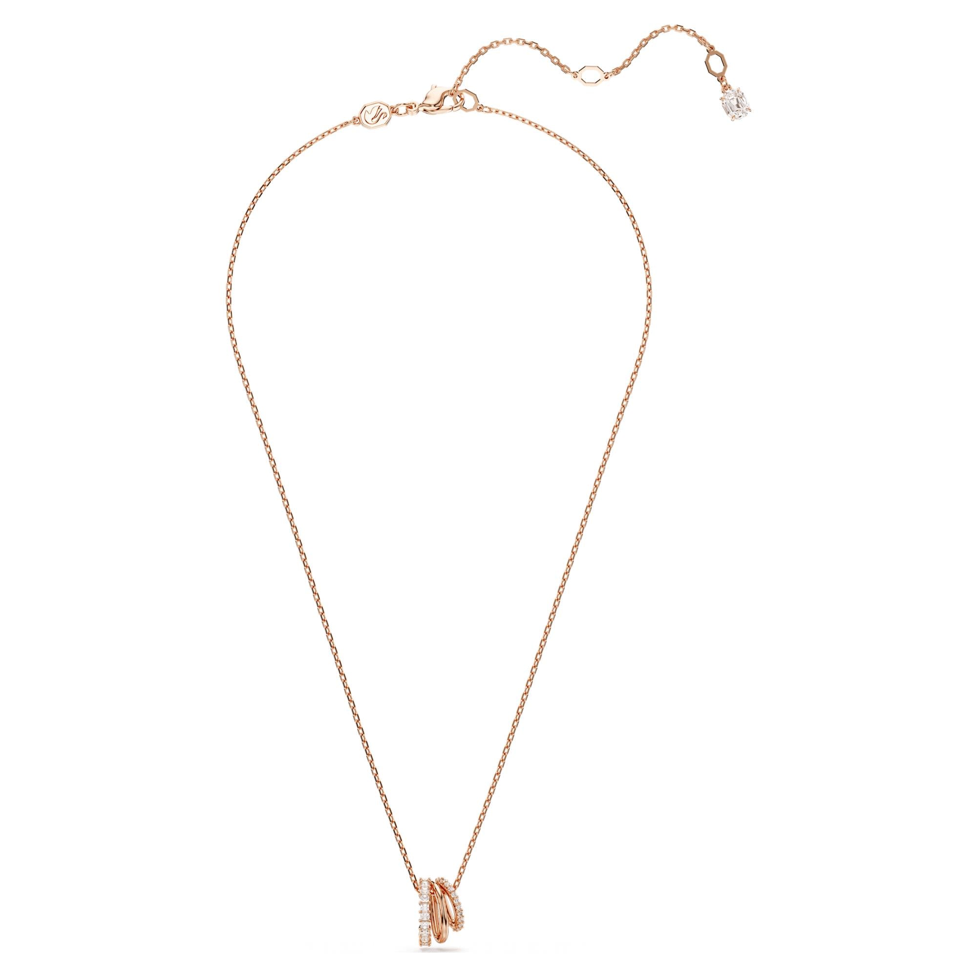 Swarovski Kolye Hyperbola:Pend 3 Row Whıte/Ros 5701494