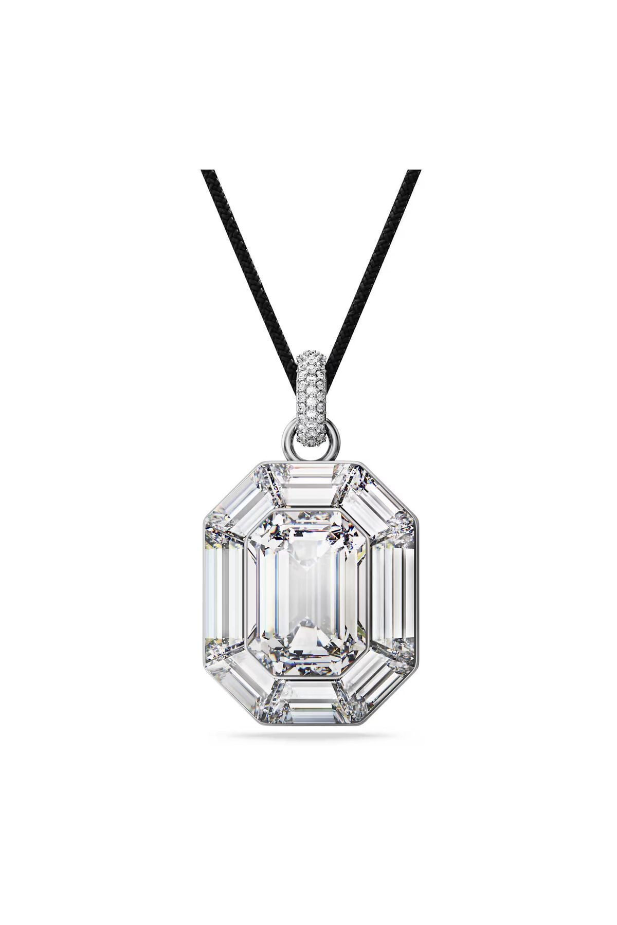 Swarovski Kolye Lucent:Pend Cord Cry/Alu 5698526