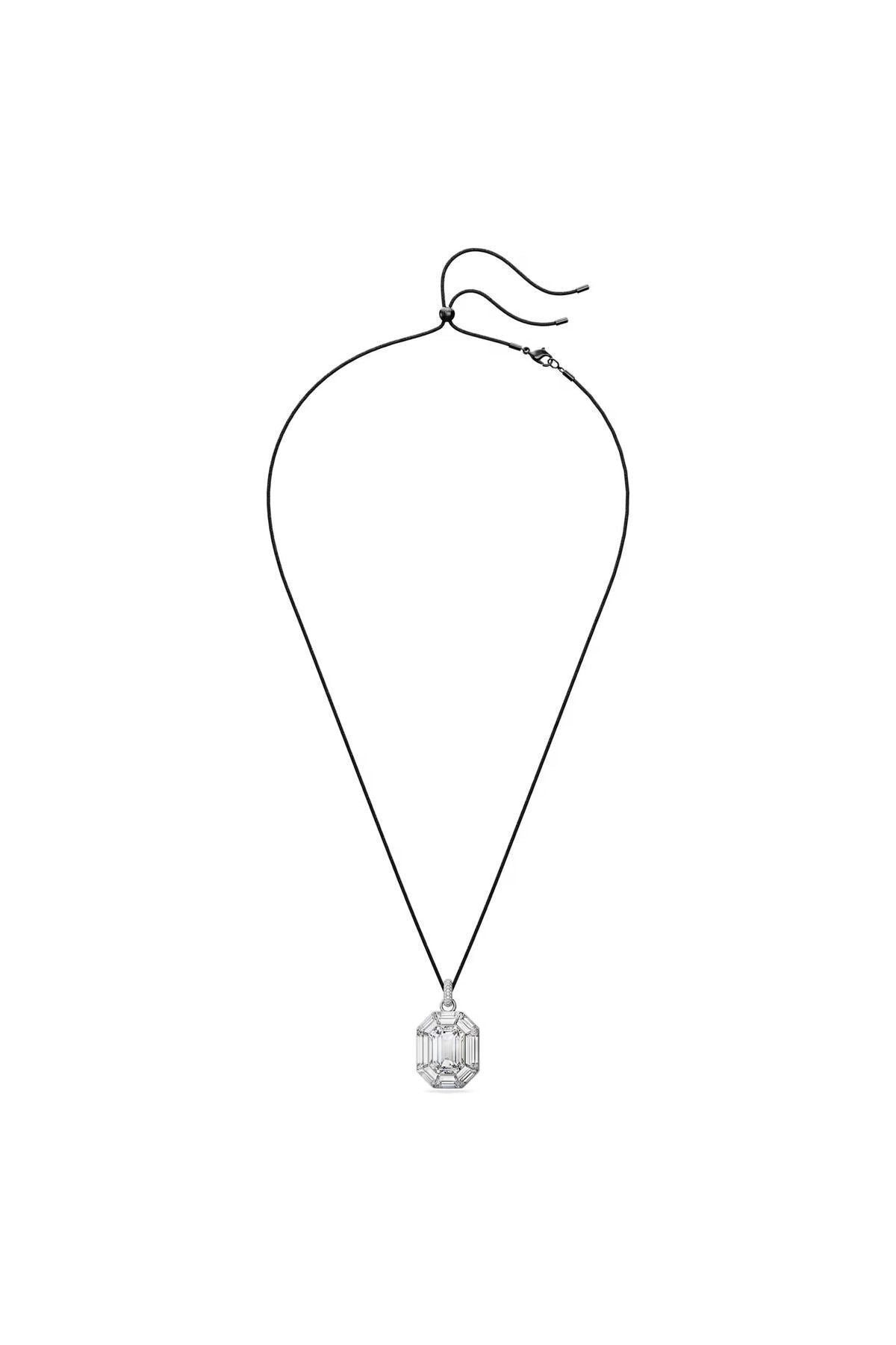 Swarovski Kolye Lucent:Pend Cord Cry/Alu 5698526
