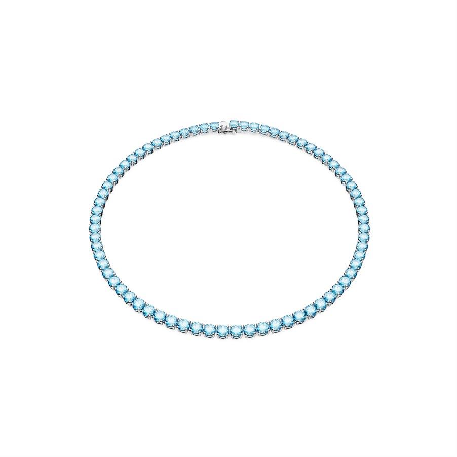 Swarovski Kolye Matrix:Necklace M Aquam/Rhs M 5661187