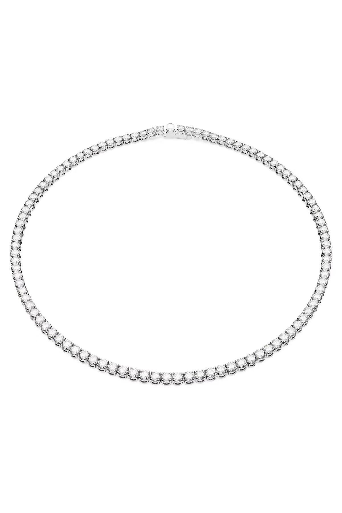 Swarovski Kolye Re Matrıx:Tn S New Whıte/Rhs M 5681796