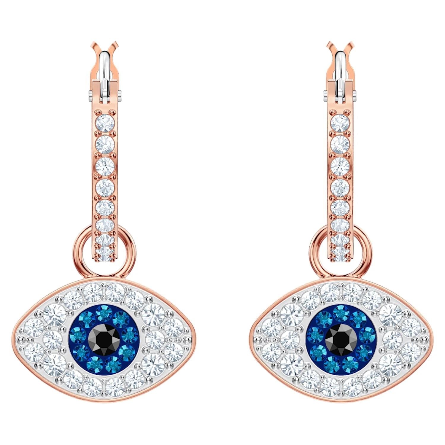 Swarovski Kolye Ss Swa Symbol:Pe Mını Hoop Evıl Eye Dmul 5492252