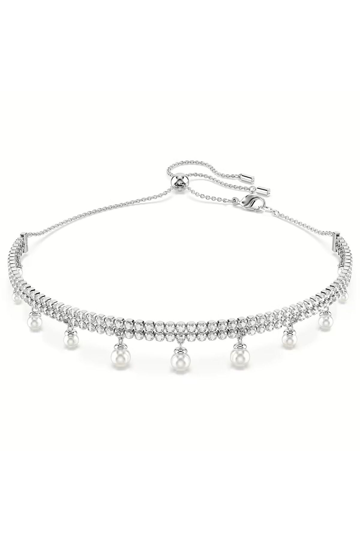 Swarovski Kolye Ss25 Capsule:Choker Prl Whıte/Rhs 5720865