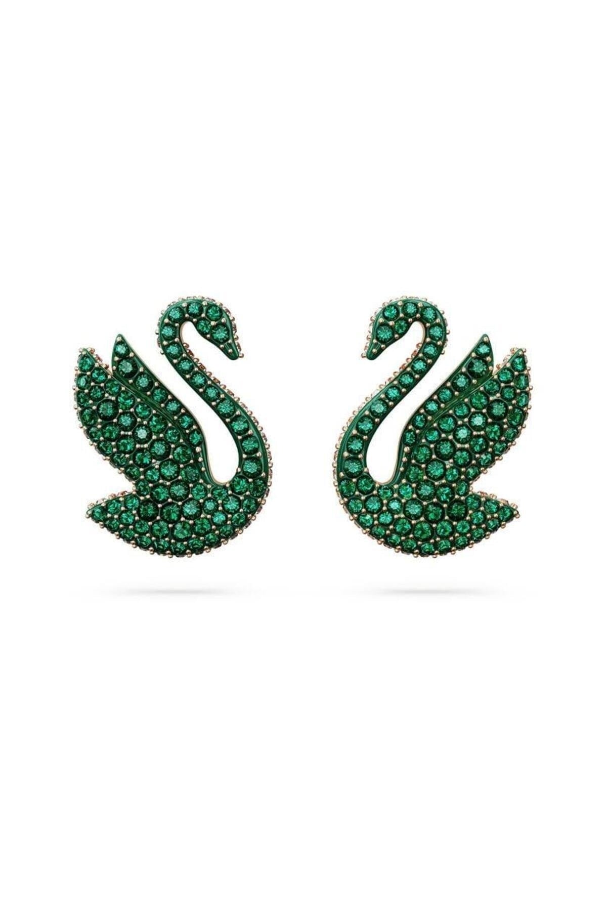 Swarovski Küpe Cex Iconic Swan:Pe Pe Gre/Ros 5650063