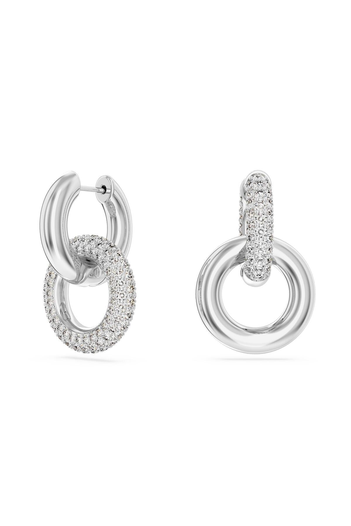 Swarovski Küpe Dextera:Pe Interlinked Cre/Rhs 5671807