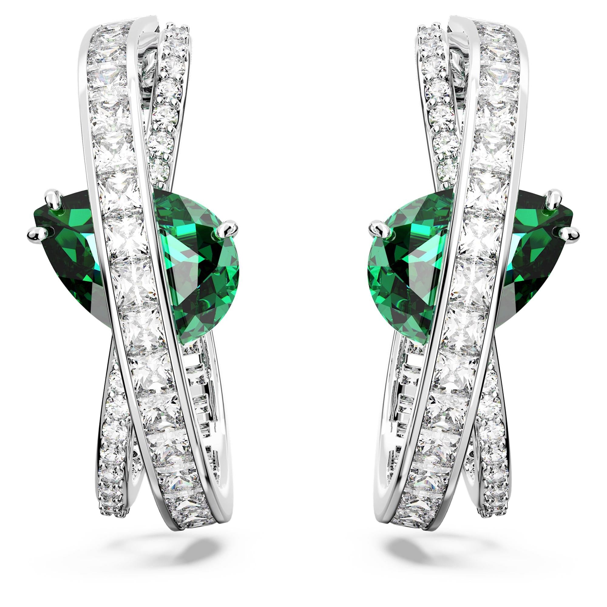Swarovski Küpe Hyperbola:Pe Hoop Gre/Rhs 5665334