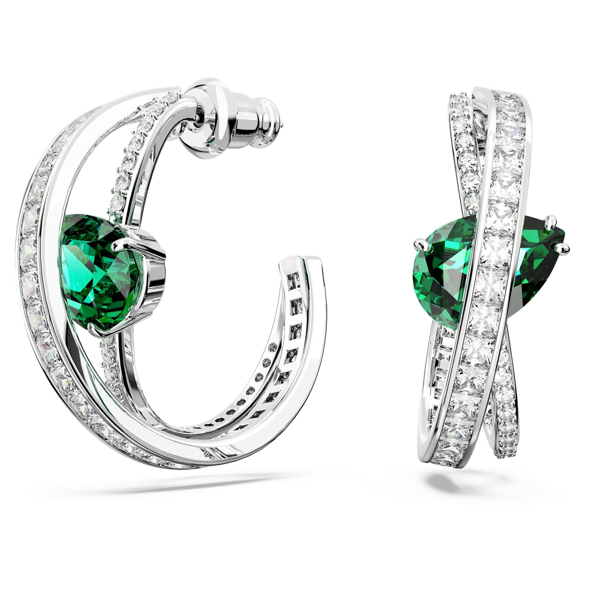 Swarovski Küpe Hyperbola:Pe Hoop Gre/Rhs 5665334