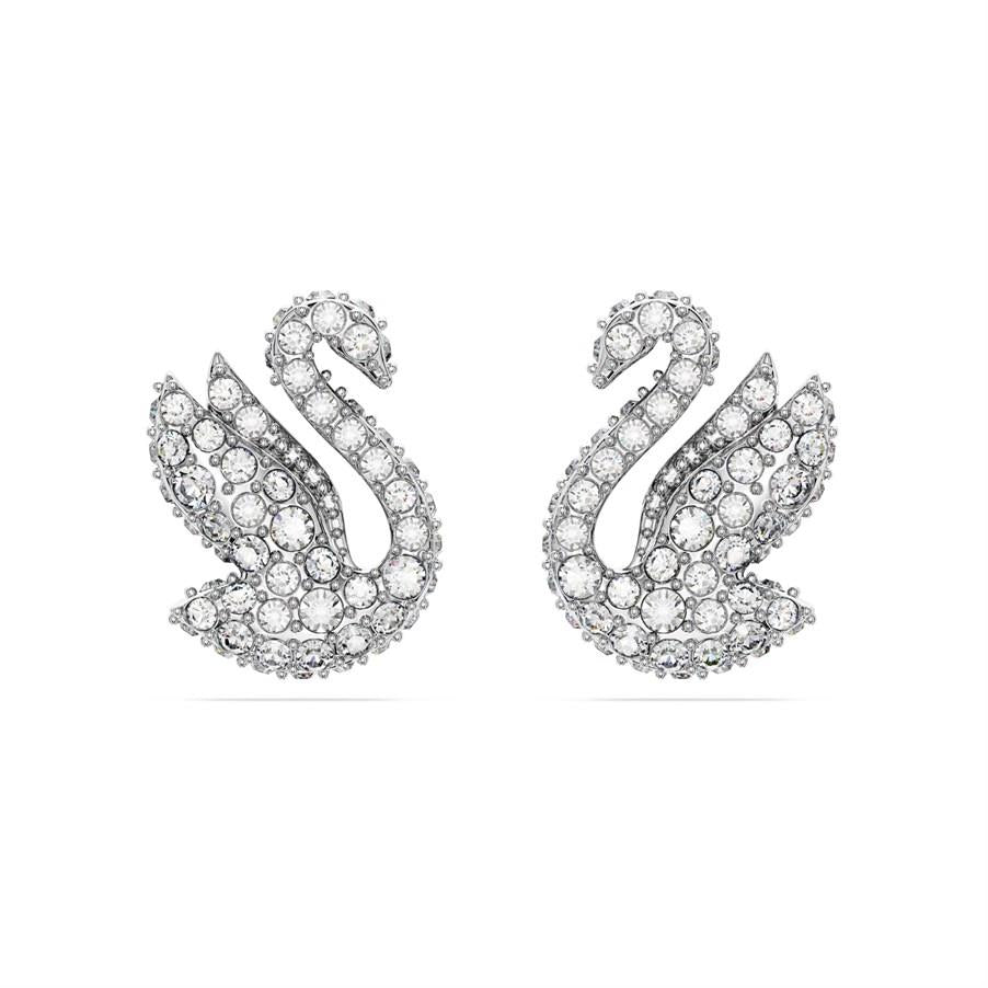Swarovski Küpe iconic Swan:Pe Xxs Cry/Rhs 5647873