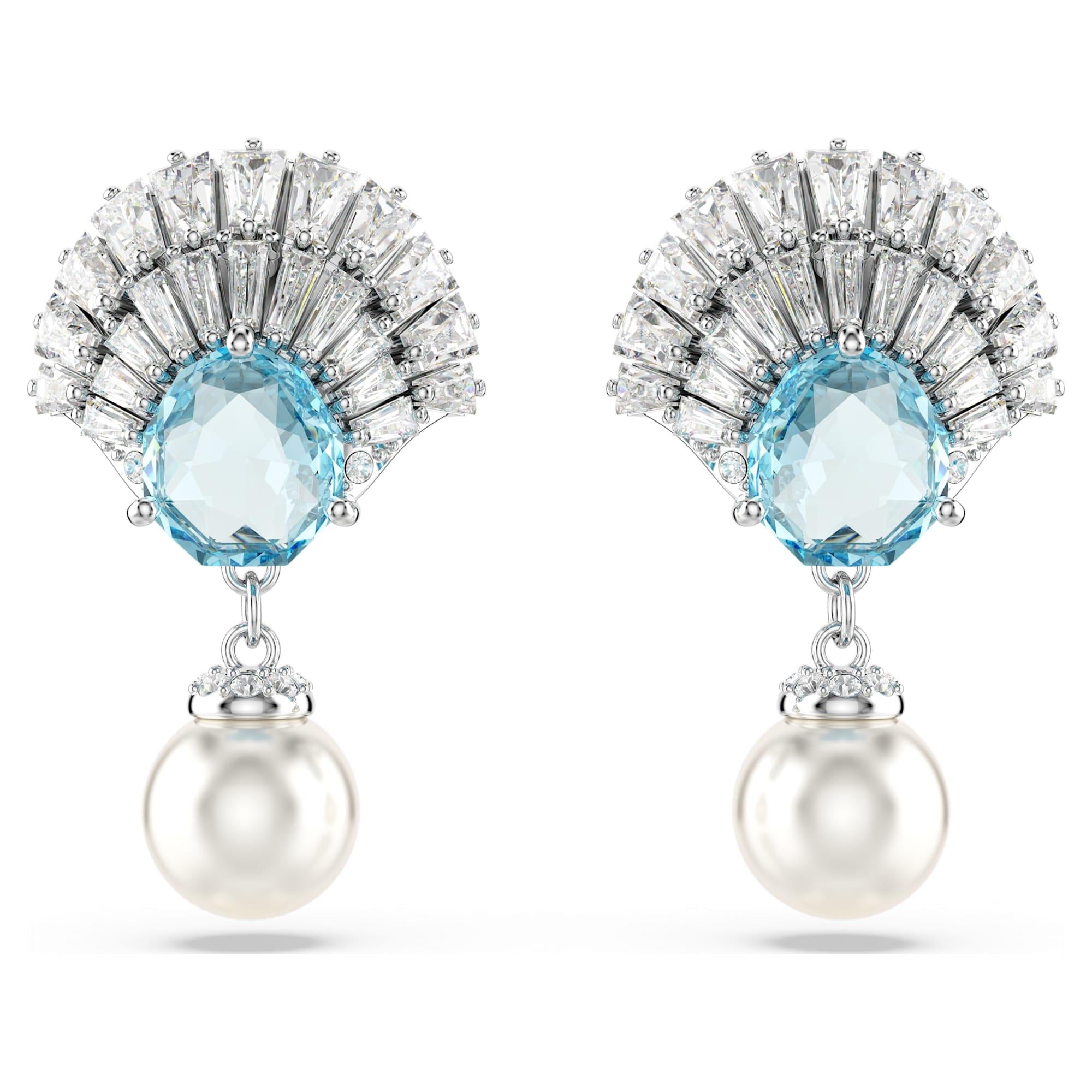 Swarovski Küpe Idyllıa E:Pe Drop Pearl Aqua/Rhs 5680301