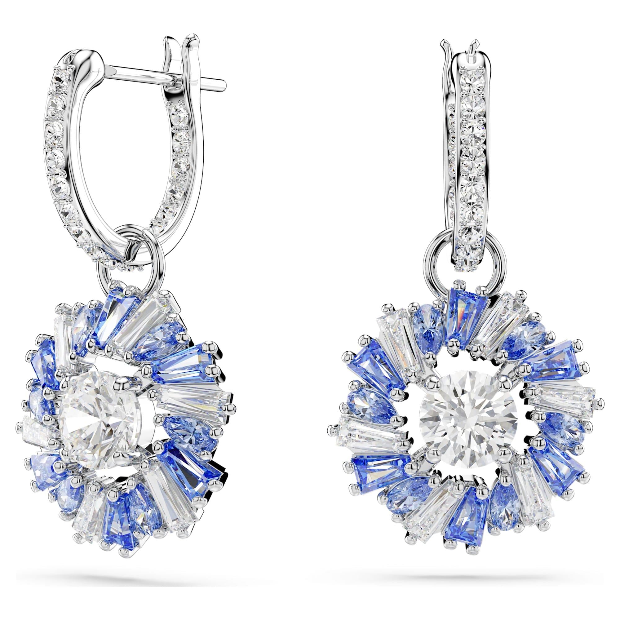 Swarovski Küpe Idyllıa E:Pe Mn Hoop Blu/Rhs 5680016