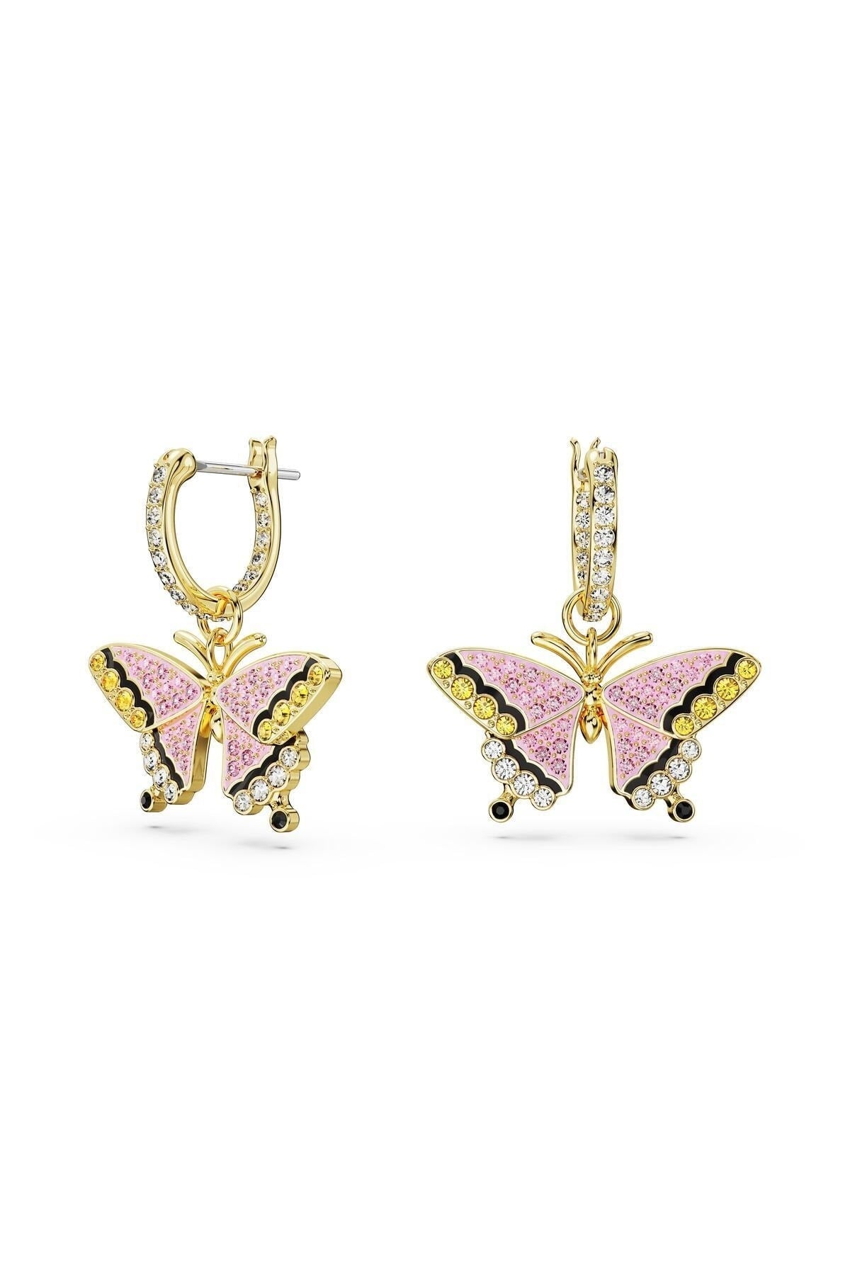 Swarovski Küpe Idyllia:Pe Mn Hoop Pink Mul/Gos 5670055