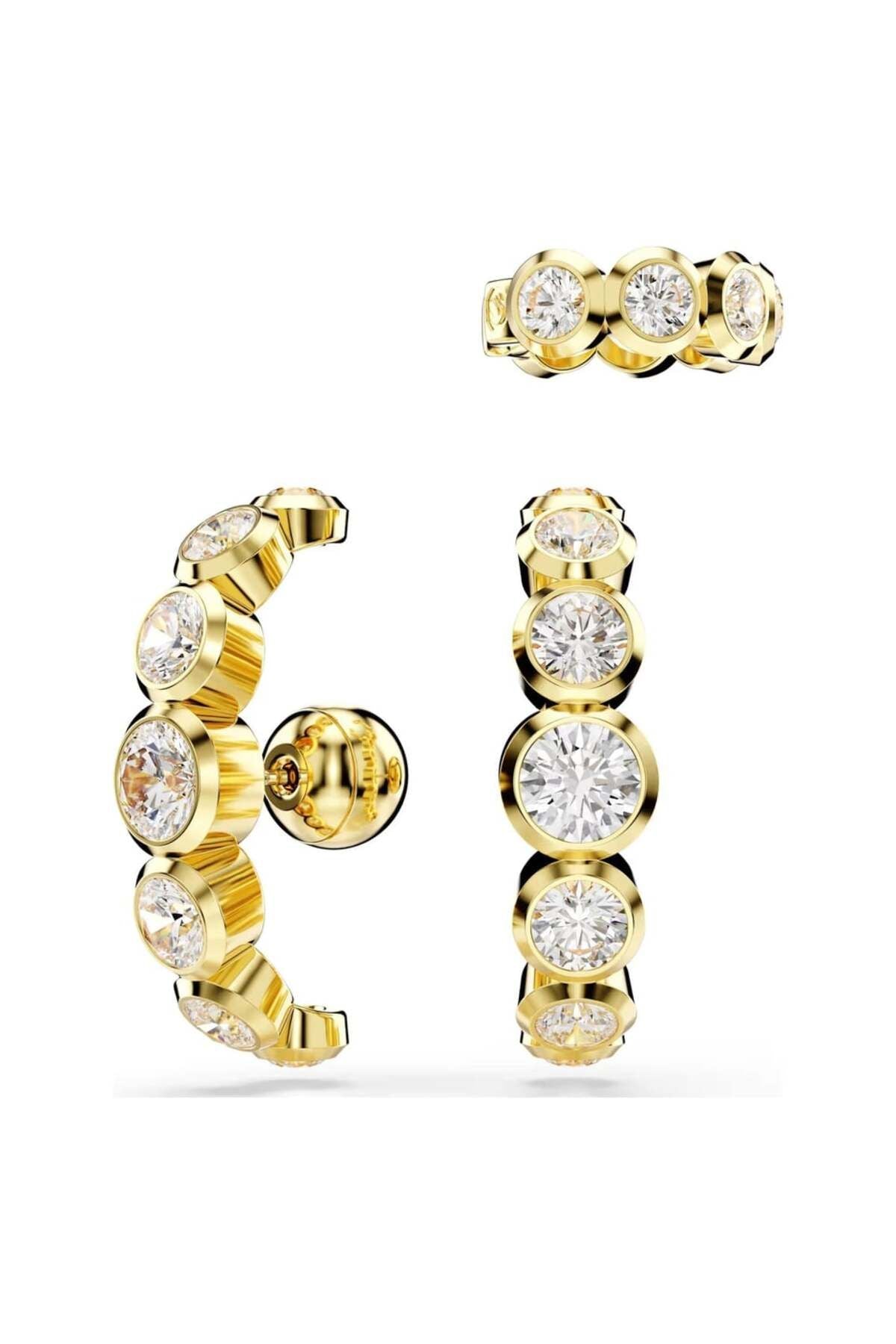 Swarovski Küpe Imber:Pe Set Earcuff Whıte/Gos 5711482