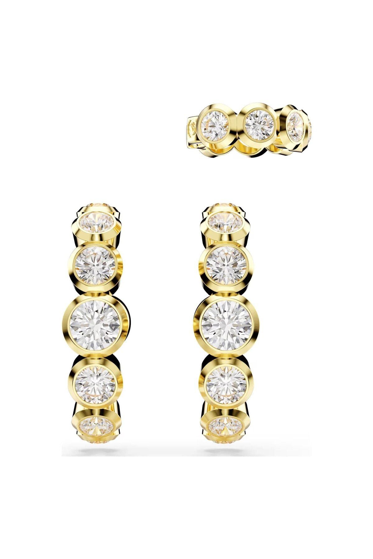 Swarovski Küpe Imber:Pe Set Earcuff Whıte/Gos 5711482