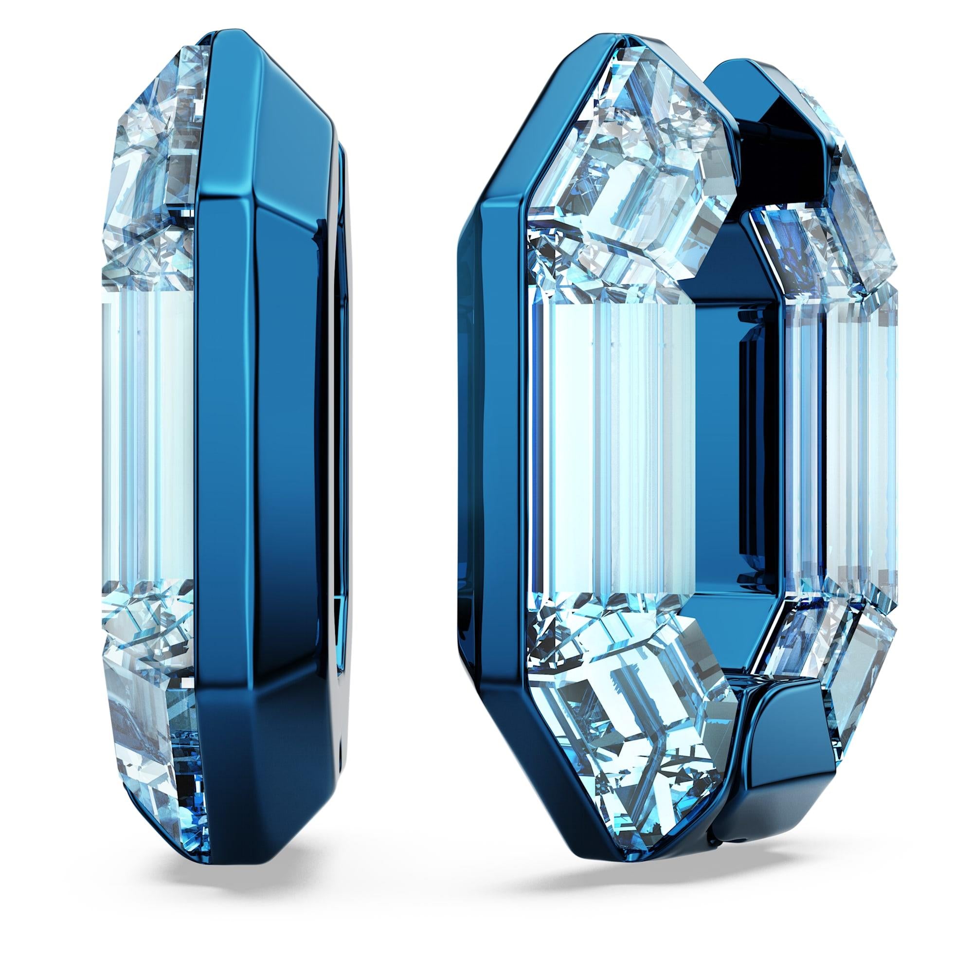 Swarovski Küpe Lucent:Pe Mn Hoop Blu/Alu 5696038