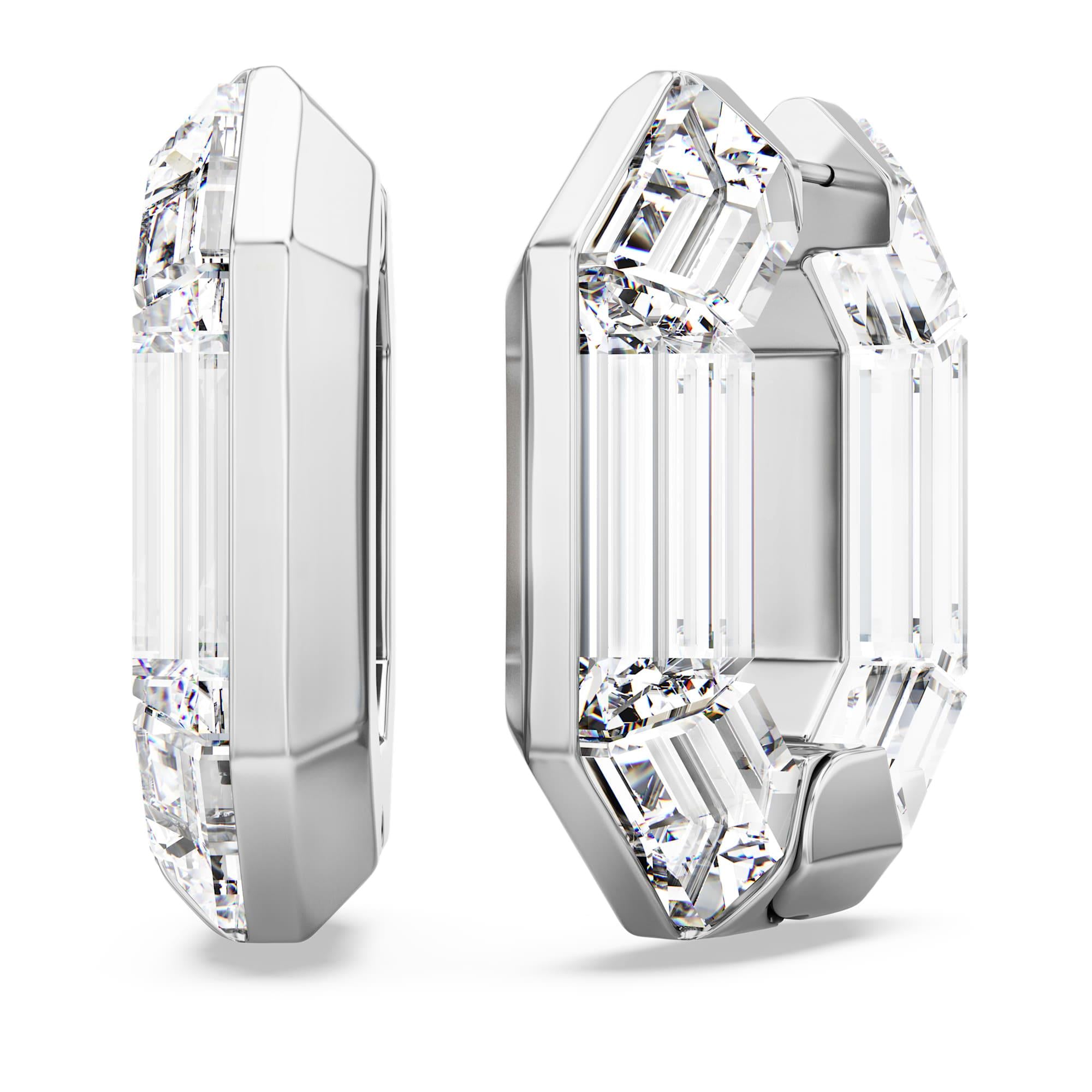 Swarovski Küpe Lucent:Pe Mn Hoop Cry/Alu 5696289