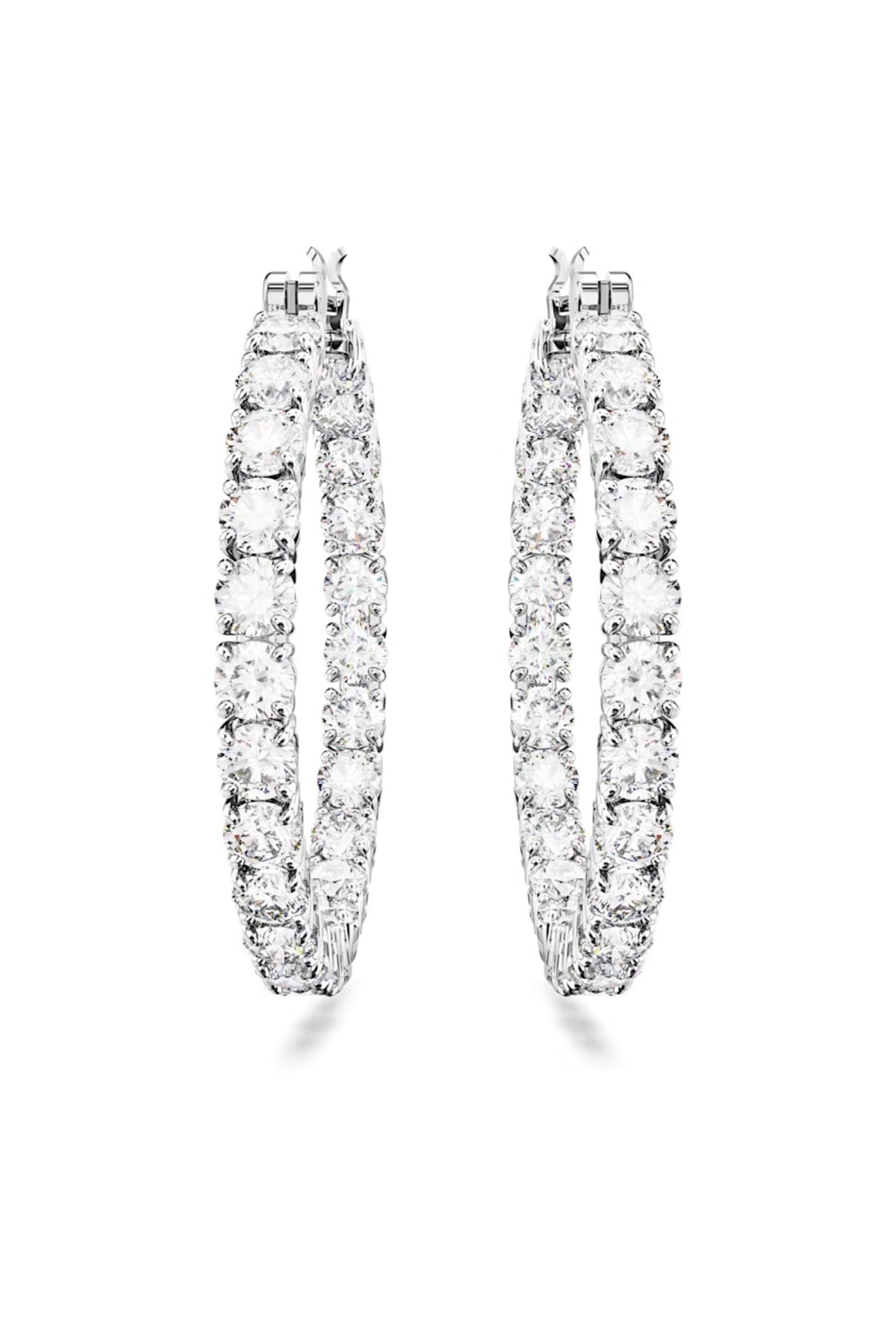Swarovski Küpe Matrix:Pe Hoop M Whi/Rhs 5647715