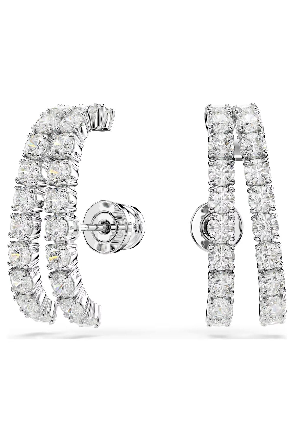 Swarovski Küpe Matrıx:Pe Lınes Whıte/Rhs 5705835