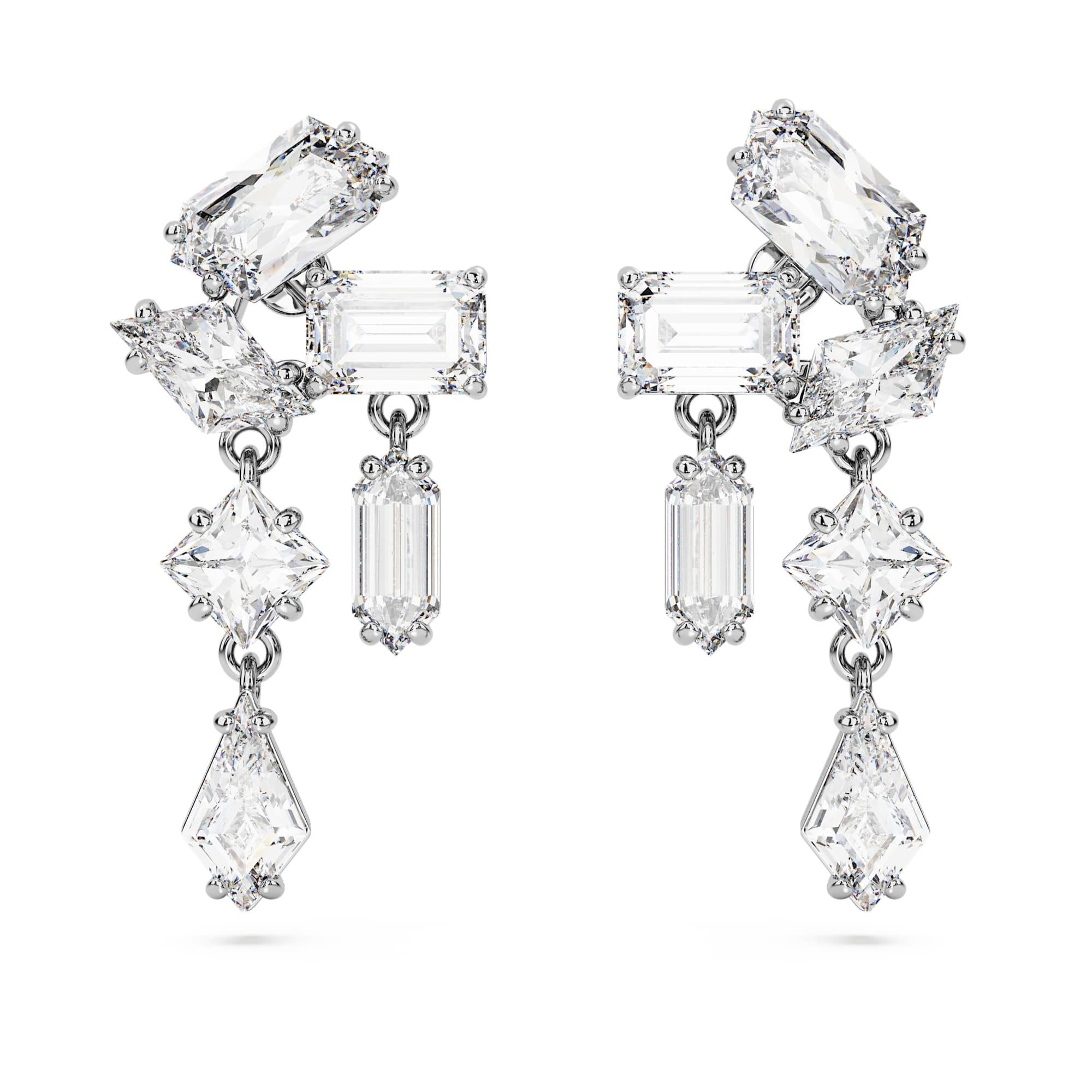 Swarovski Küpe Mesmera:Pe Sd Cluster Cry/Rhs 5665825