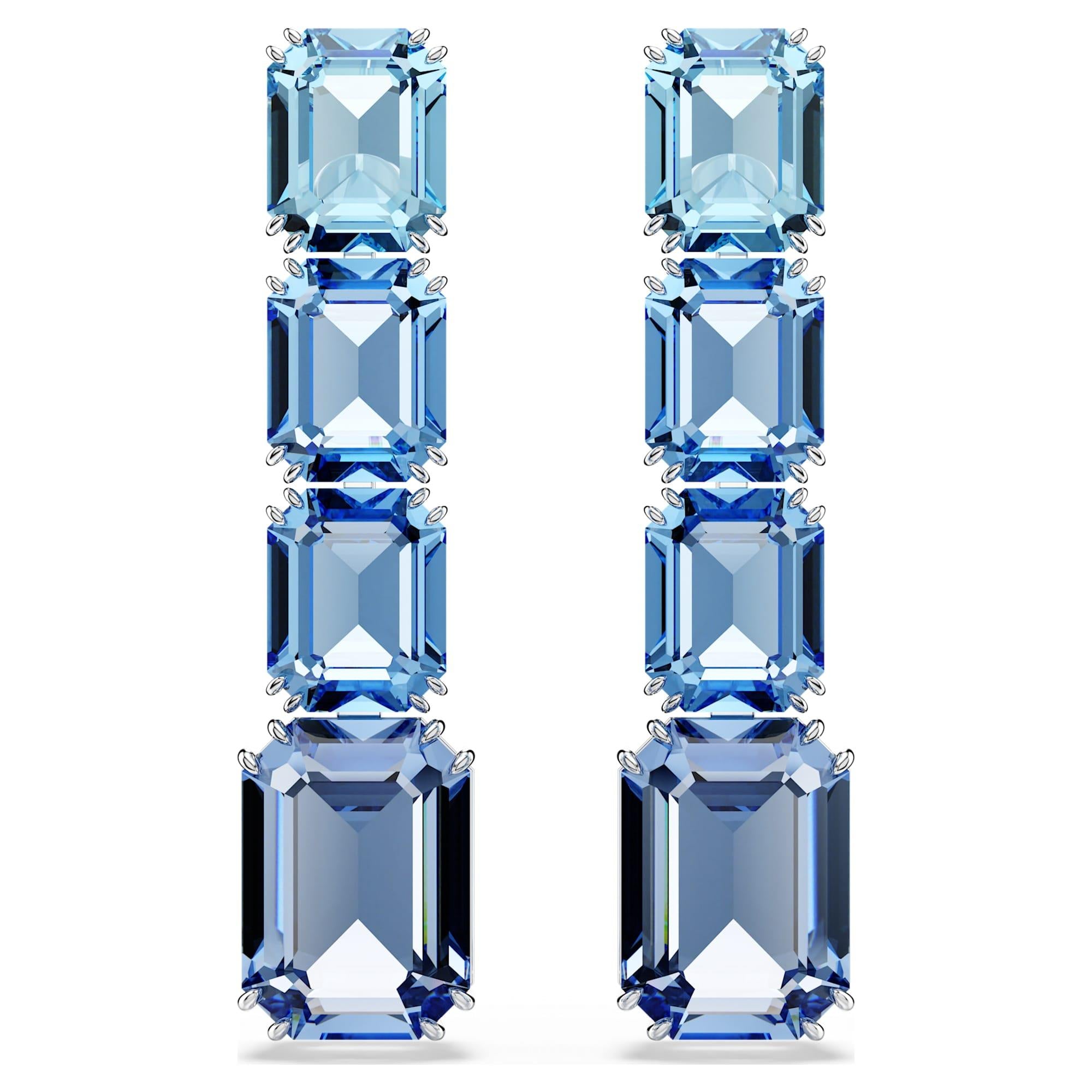 Swarovski Küpe Mıllenıa:Pe Blu/Rhs 5696516
