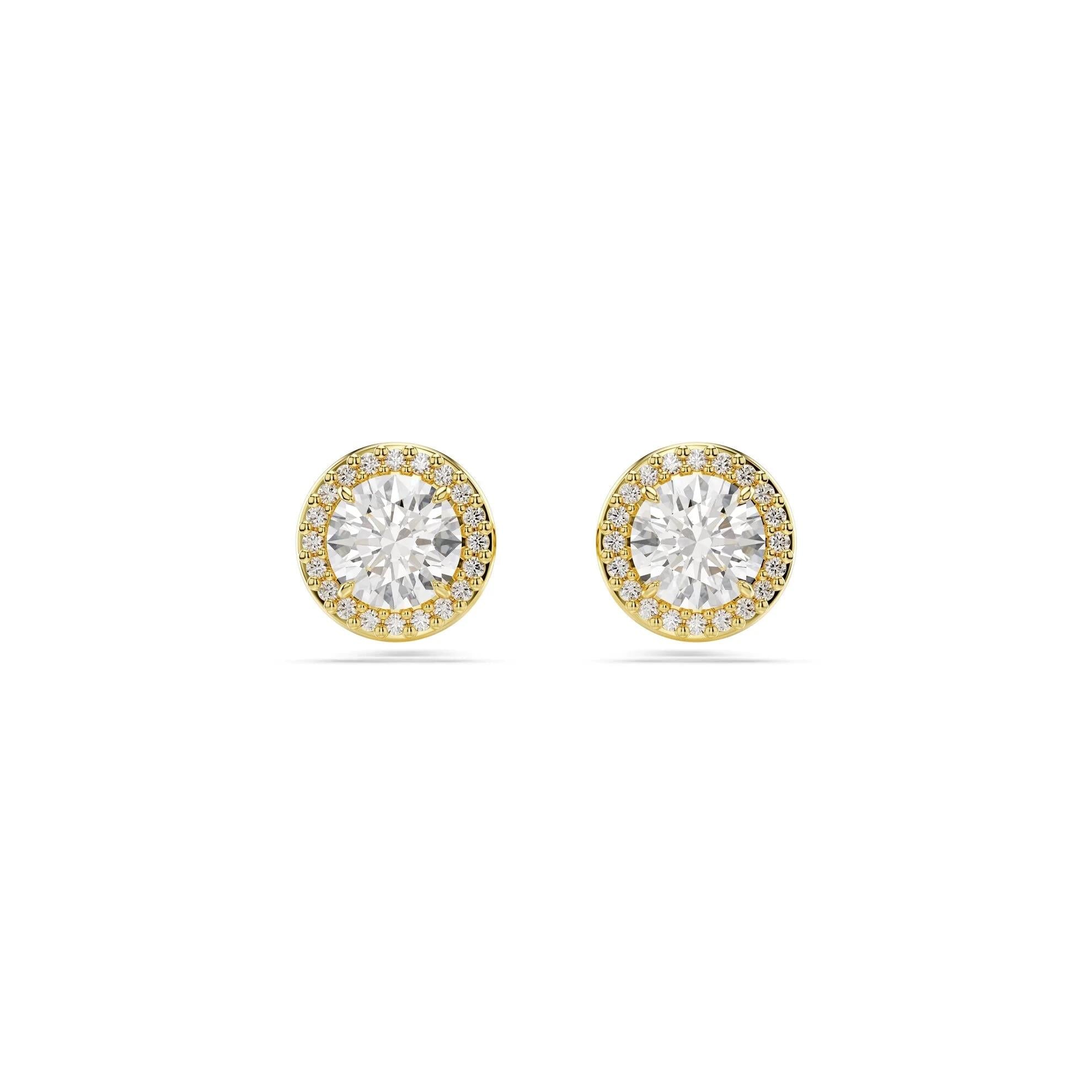 Swarovski UNA:PE STUD PAVE WHITE/GOS 5686637