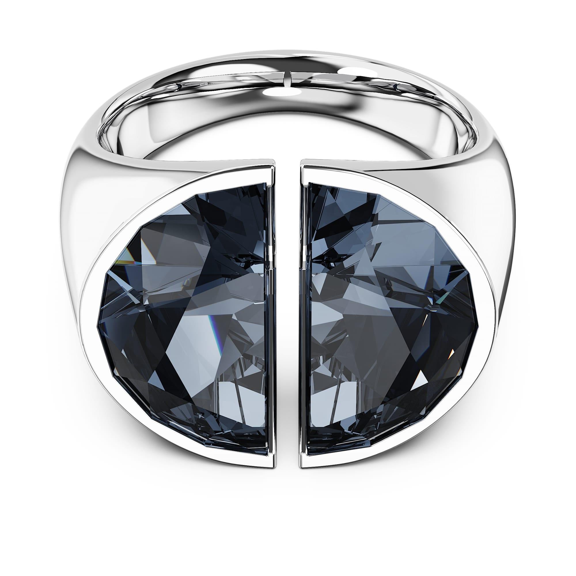 Swarovski Yüzük Lucent:Ring Half Cut Gry/Rhs 62 5674983