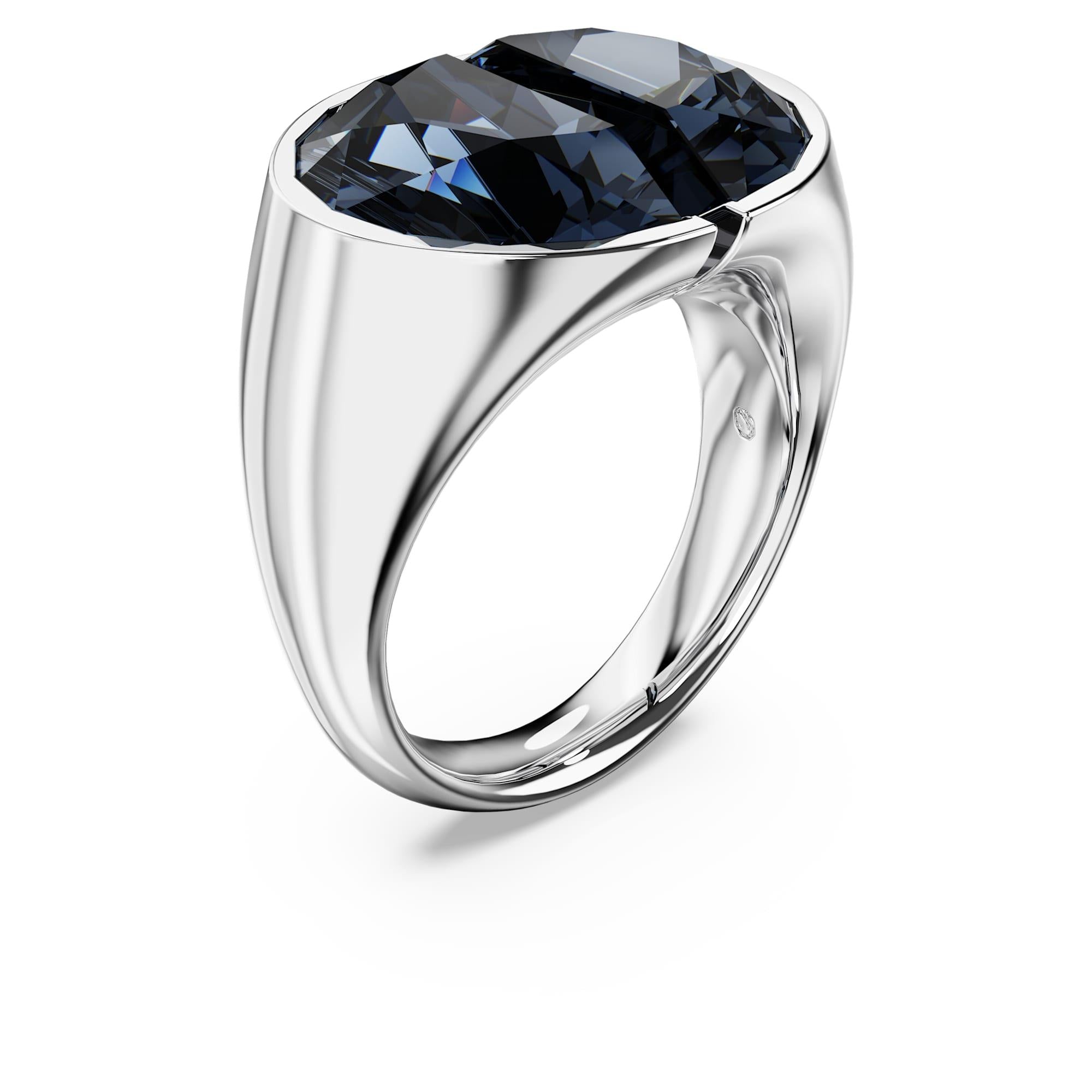 Swarovski Yüzük Lucent:Ring Half Cut Gry/Rhs 62 5674983