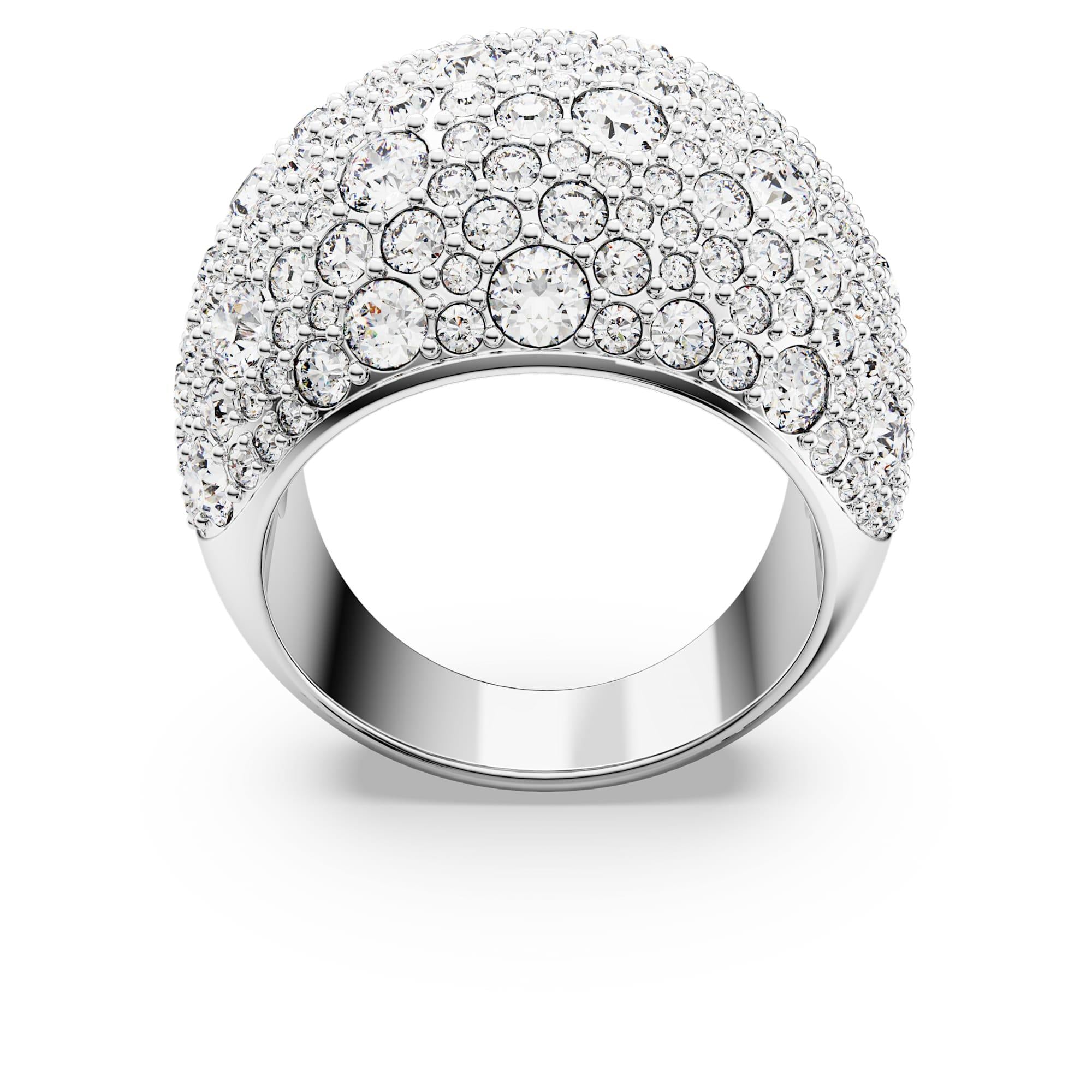 Swarovski Yüzük Luna:Ring Full Cre/Rhs 55 5666182