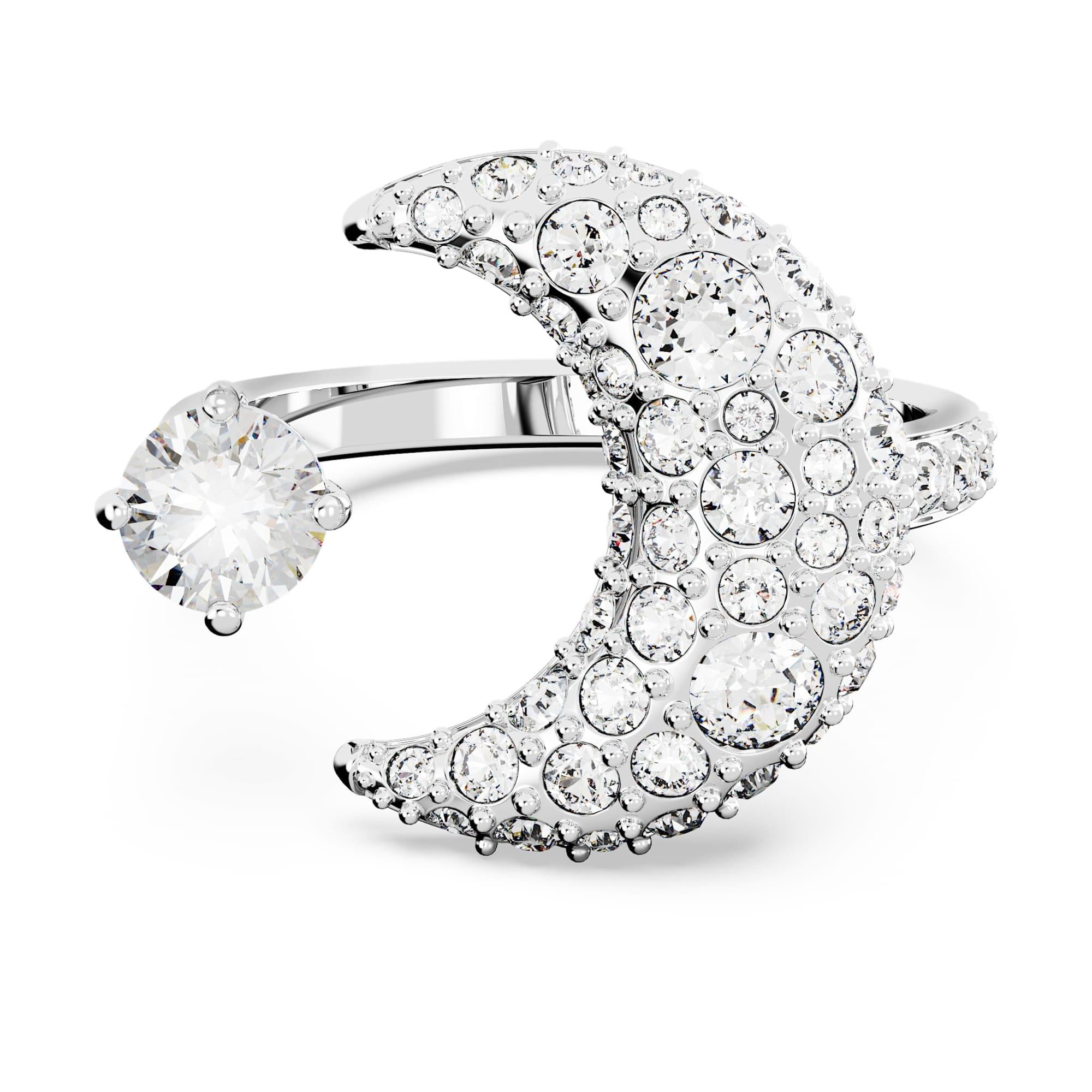 Swarovski Yüzük Luna:Ring Small Cre/Rhs 60 5677146