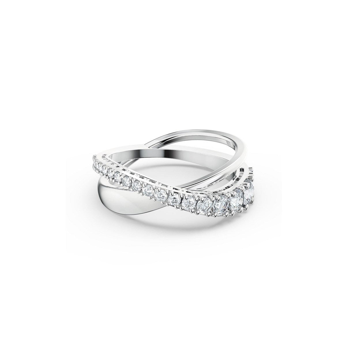 Swarovski Twist Rows Yüzük 50 572716