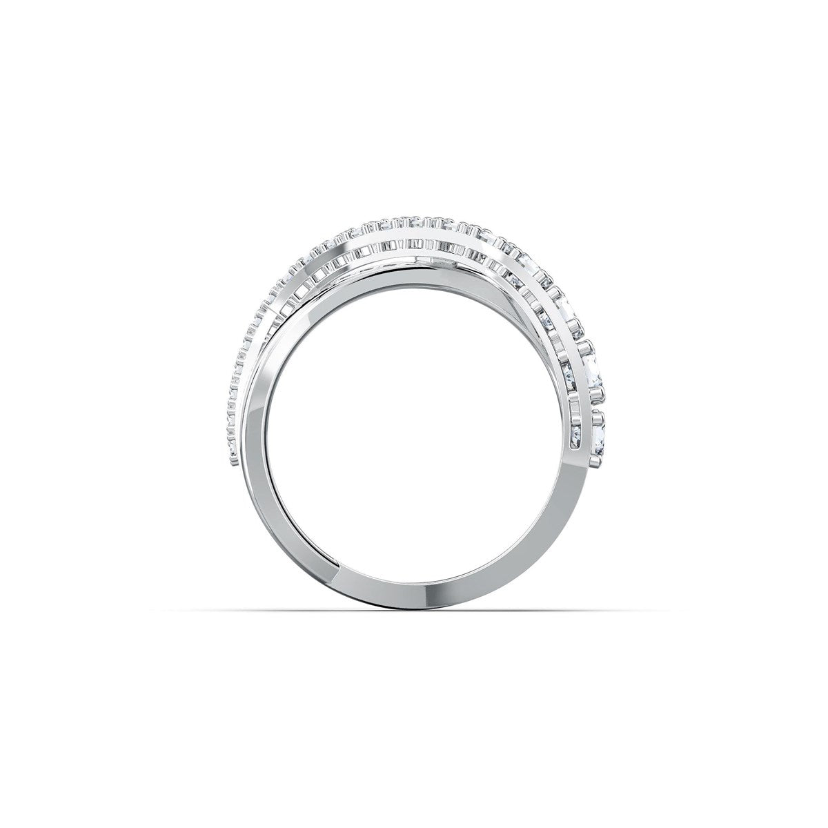 Swarovski Twist Rows Yüzük 50 572716