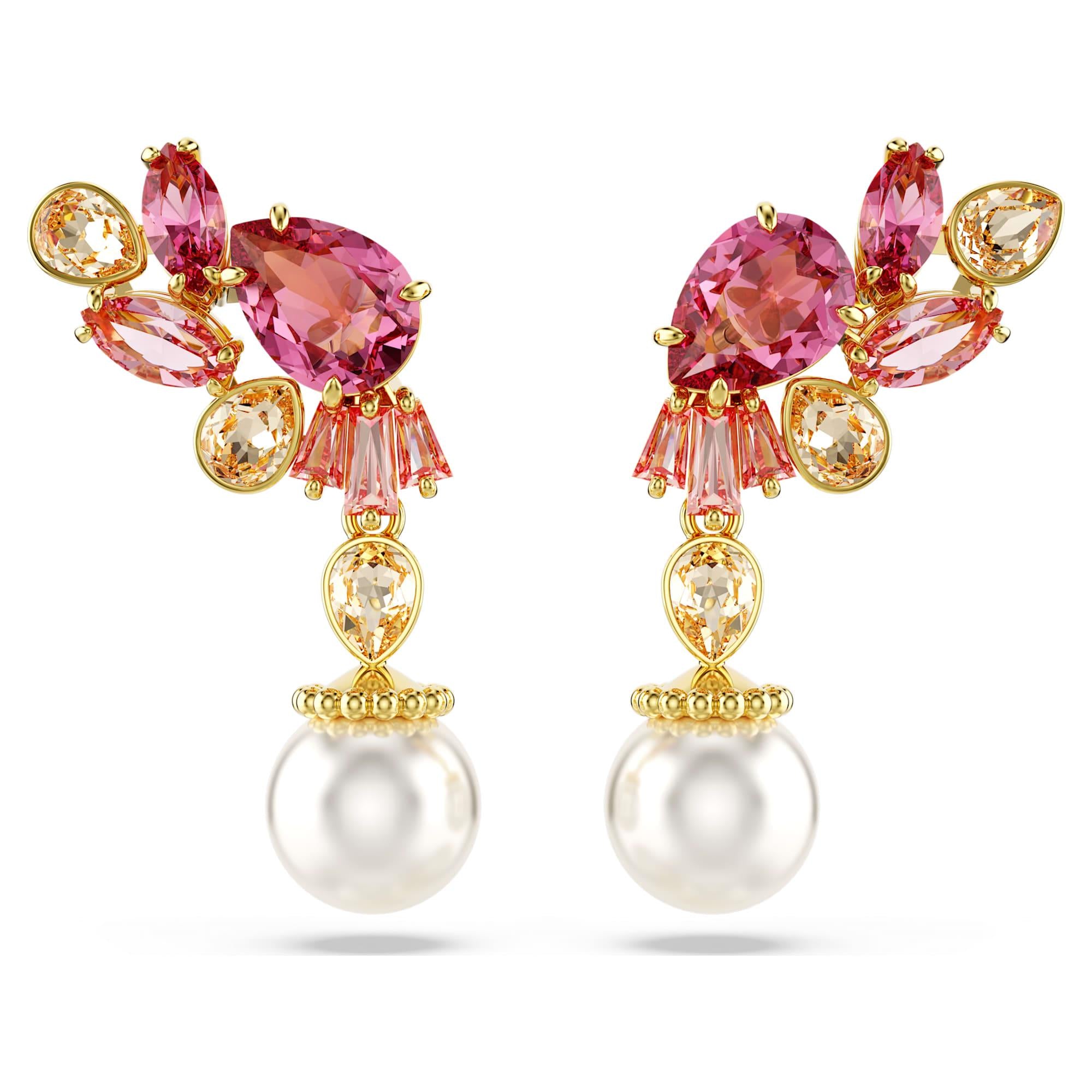 warovski Küpe Gema:Pe Drop Pearl Pın/Gos 5688486